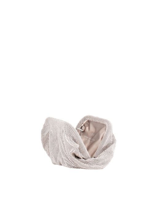 Benedetta Bruzziches Metallic Clutch Venus La Petite Bags