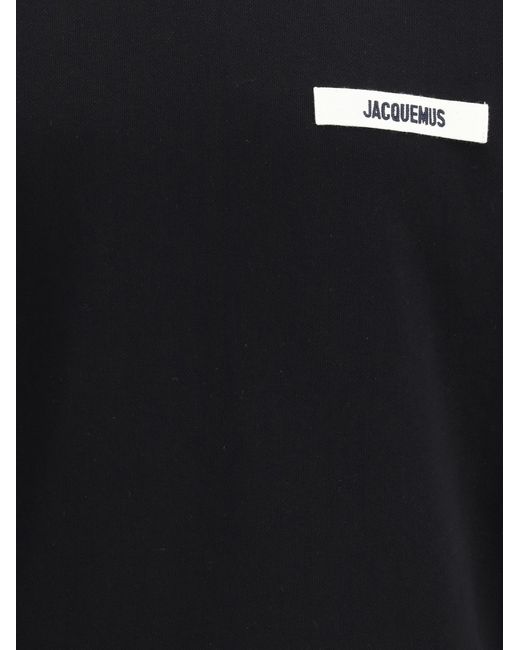 Jacquemus Blue Hooded Sweatshirt Cotton Sweatshirts for men