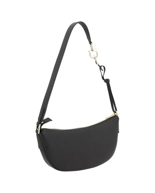 Ferragamo Black Hobo Shoulder Bag