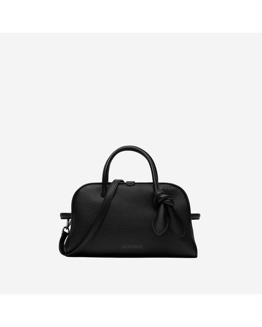Jacquemus Black Il Piccolo Turismo Bag Calfskin Leather Handbags