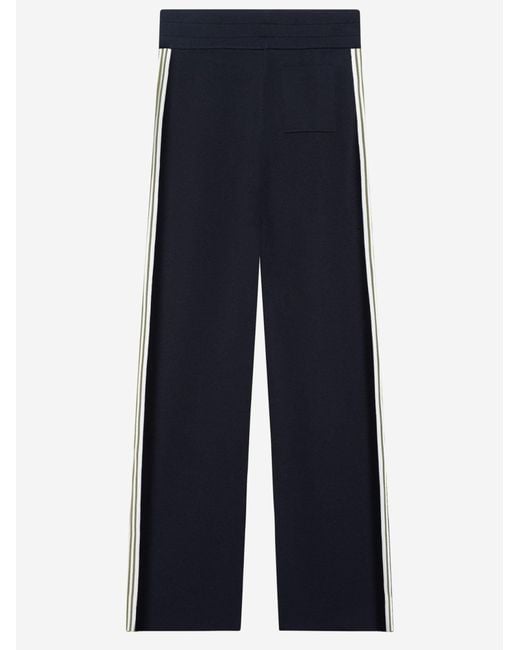 Autry Blue Viscose Knit Jogging Pants Trousers for men