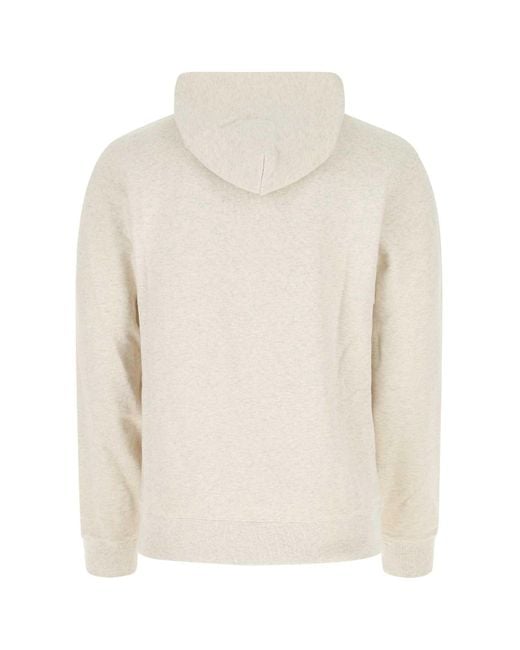 BBCICECREAM White Melange Sand Cotton Sweatshirt for men