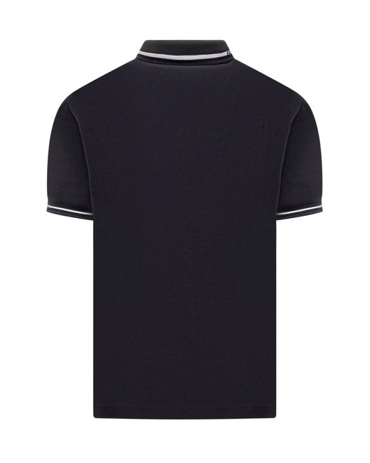 Emporio Armani Black Polo Shirt With Logo for men