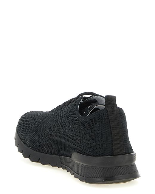 Kiton Black 'Fitb' Sneakers for men