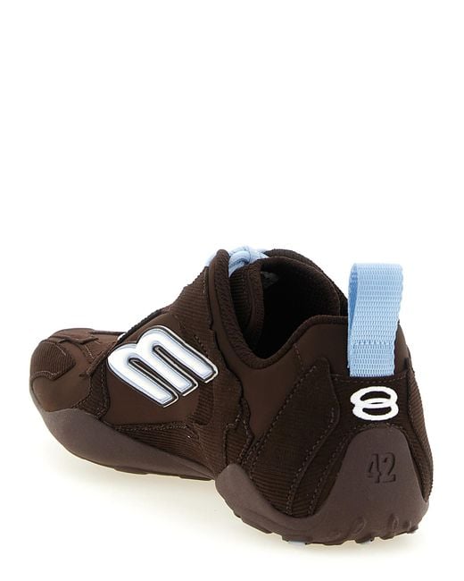 Balenciaga Brown Polyester Athletic Sneakers for men