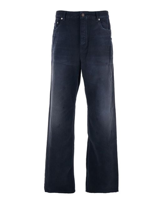 Balenciaga Blue Jeans Denim Cotton for men