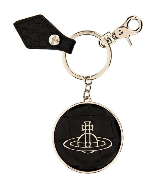 Vivienne Westwood Black Keychain Orb