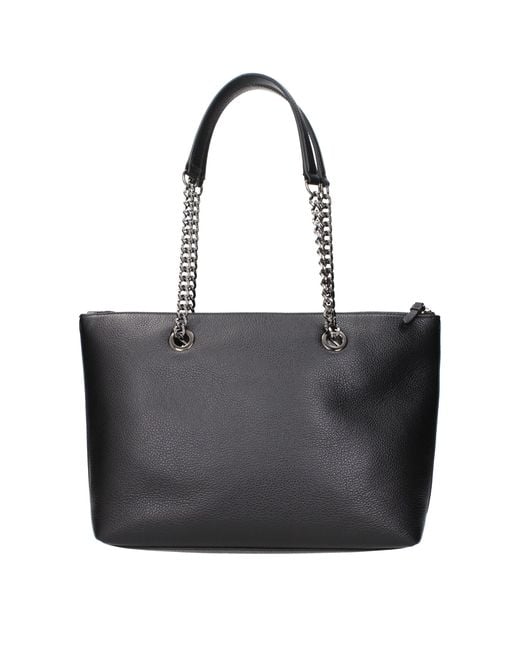 Jimmy Choo Black Leather Shoulder Bag