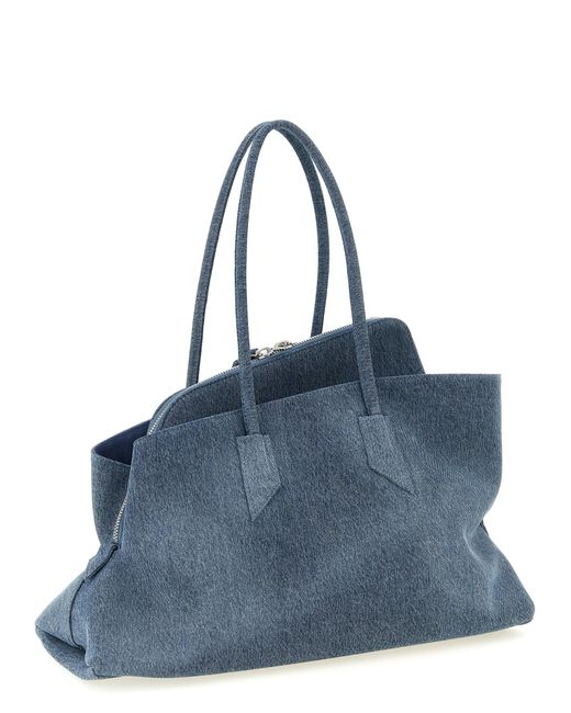 The Attico Blue Cotton Shoulder Bag