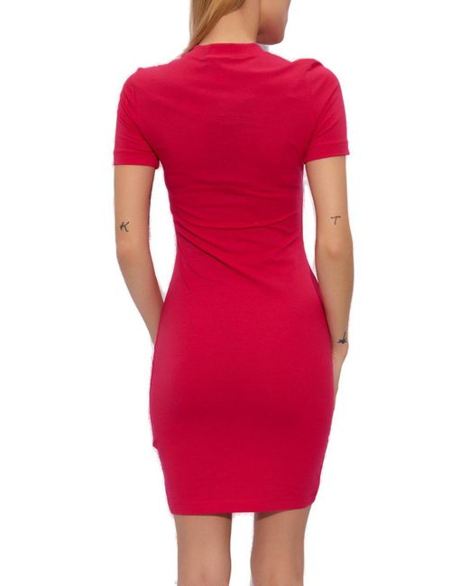 Versace Red T-shirt Dress,