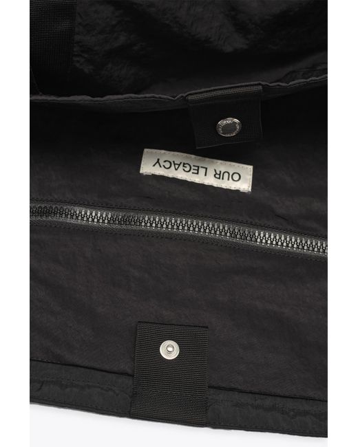 Our Legacy Flight Tote Black Nylon Tote Bag Flight Tote Lyst
