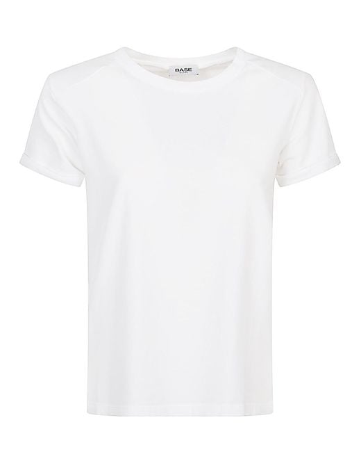 Base London White Cotton T-Shirt