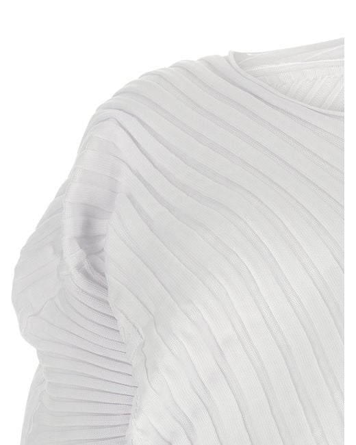 Issey Miyake White Polyester Casual Dress