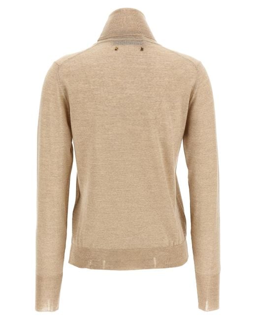 Golden Goose Deluxe Brand Natural 'Dilara' Turtleneck Sweater