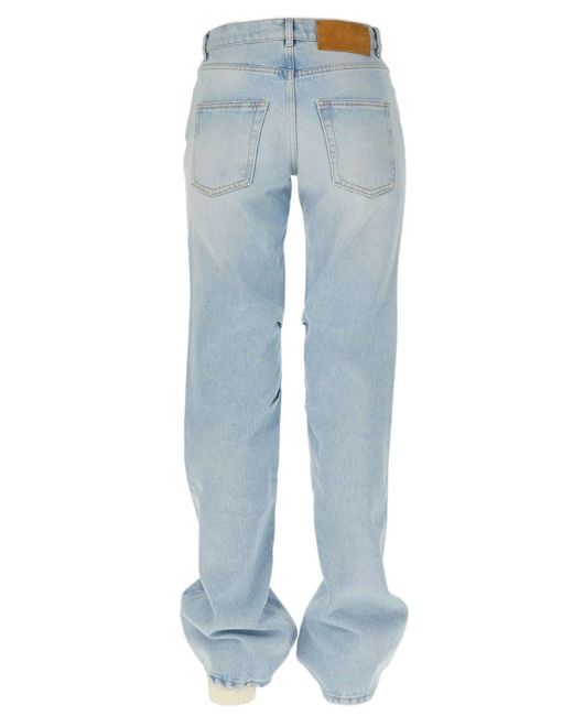 Off-White c/o Virgil Abloh Blue Beach Baby BAGGY Jeans