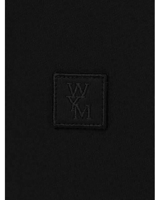 Wooyoungmi Black Hoodie Cotton Sweatshirts for men