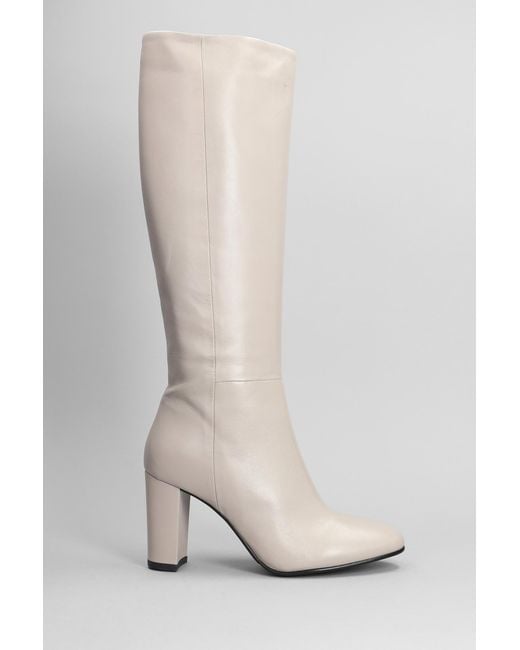 The Seller White High Heels Boots