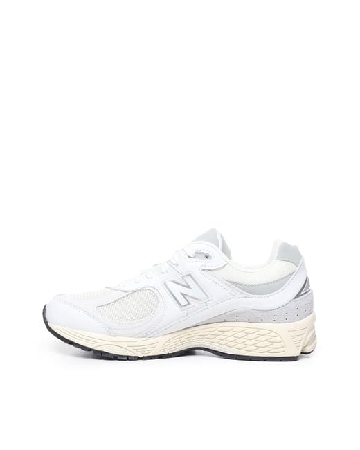 New Balance White Sneakers M2002 for men
