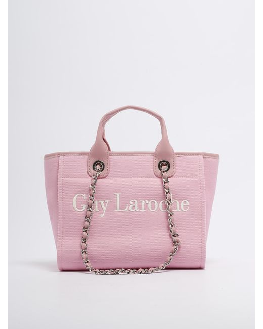 Guy Laroche Pink Corinne Small Shopping Bag