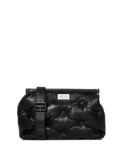 Maison Margiela Black Glam Slam Classique Large Shoulder Bag