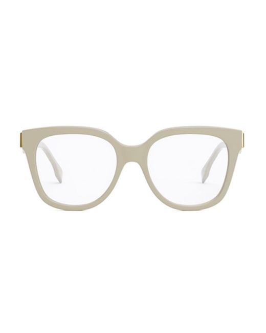 Fendi White Fe50064I 025 Glasses