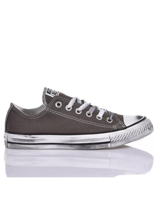 MIMANERA Gray Converse Vintage Charcoal Ox Custom