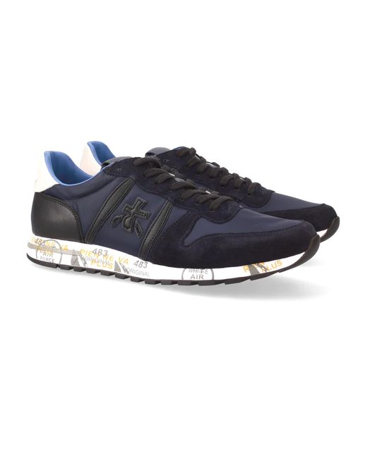 Premiata Blue Eric Low-Top Sneakers for men