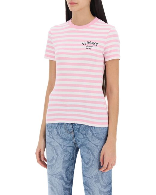 Versace Pink Nautical T Shirt