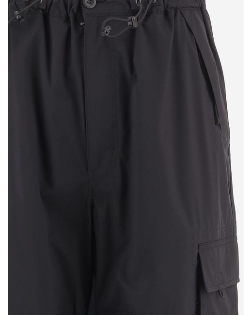 Homme by Michele Rossi Blue Wide-Leg Nylon Trousers for men