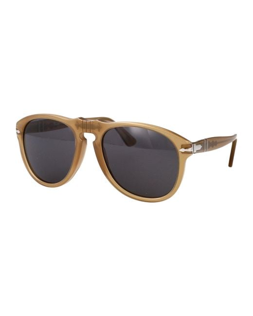 Persol Gray Pilot Sunglasses 0 Po0649 1169 B1 for men