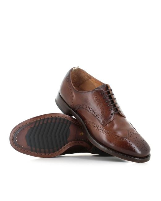 Officine Creative Brown Brogue Providence/006 for men