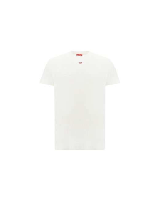 DIESEL White T-diegor T-shirt for men