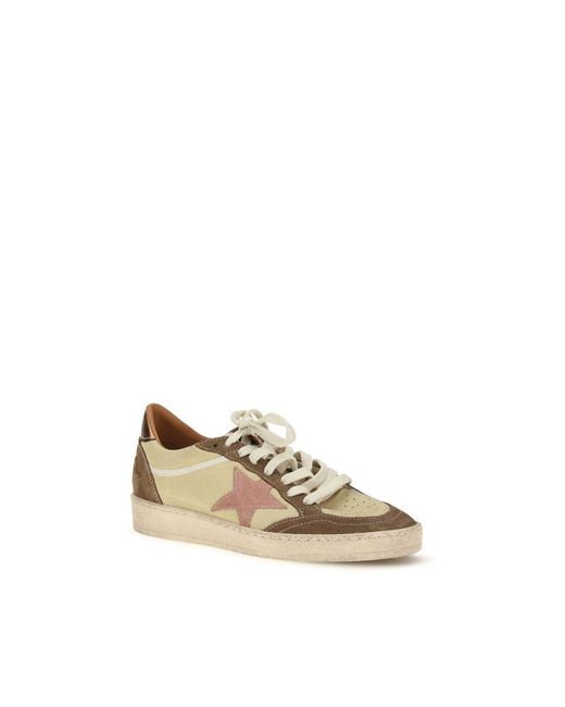 Golden Goose Deluxe Brand Natural Multicolor Calf Leather Bos Taurus Sneakers