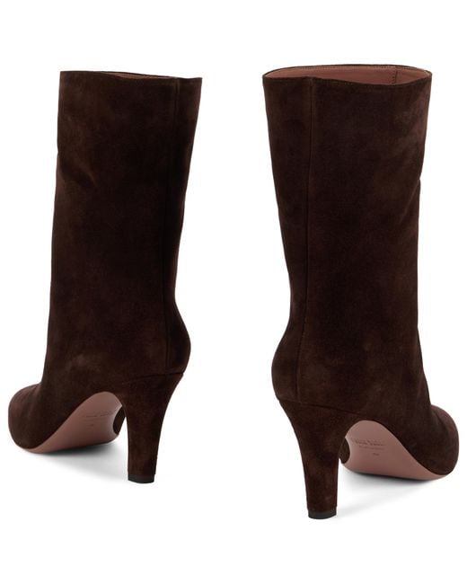 Paris Texas Brown Boots Suede Calfskin