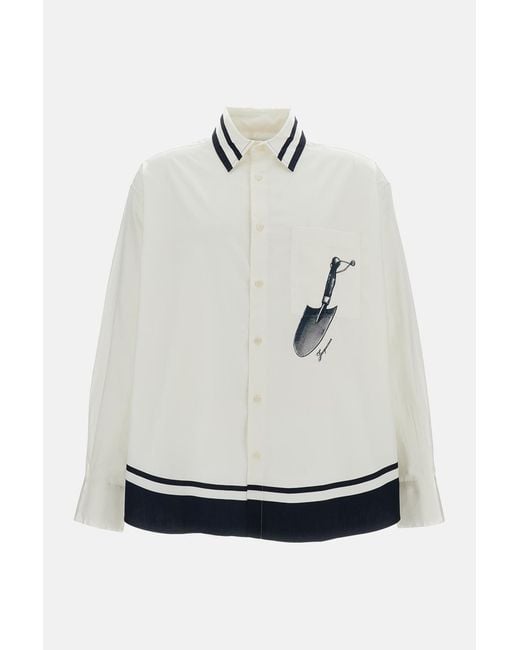 Jacquemus White Camargue Cotton Shirt for men