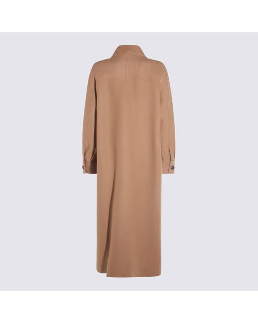 コート MAX MARA BROWN WOOL ALDO COAT Max Mara Aldo Coat | Brown | FARFETCH