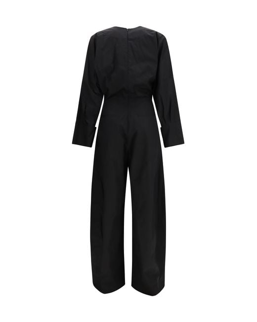 Thelatest Black Jumpsuit Drew Cotton Jumpsuits