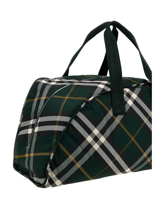 Burberry Black Shield Large Travel Bag for men