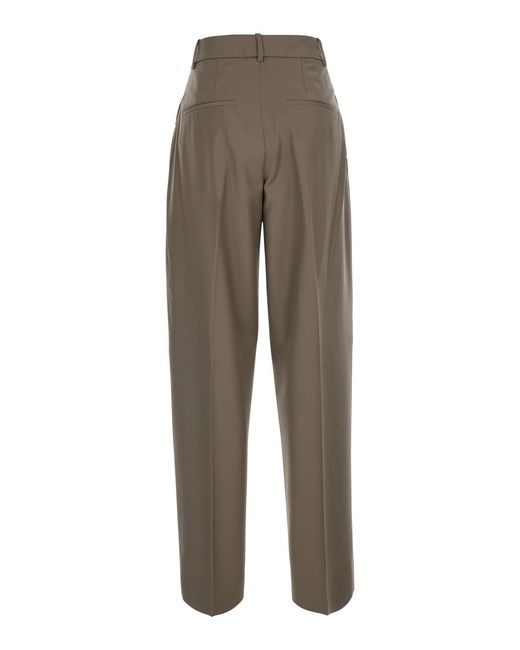 Rohe Gray Trousers Daria Virgin Wool