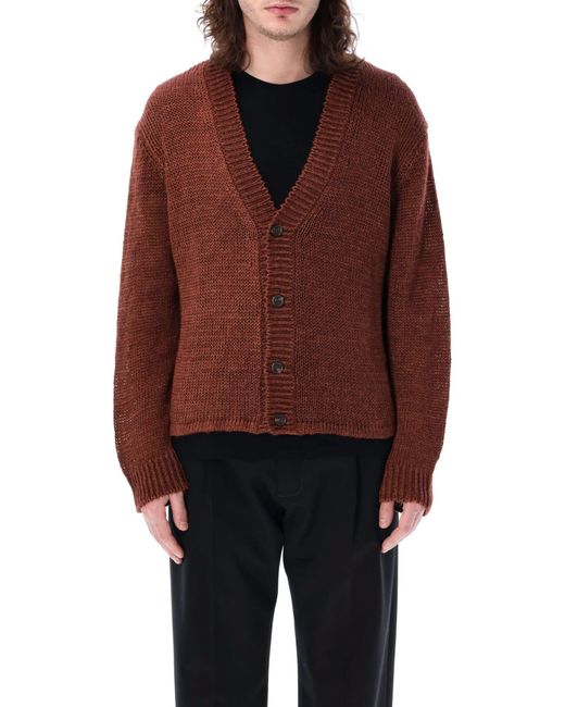 Our Legacy Brown Academy Cardigan for men