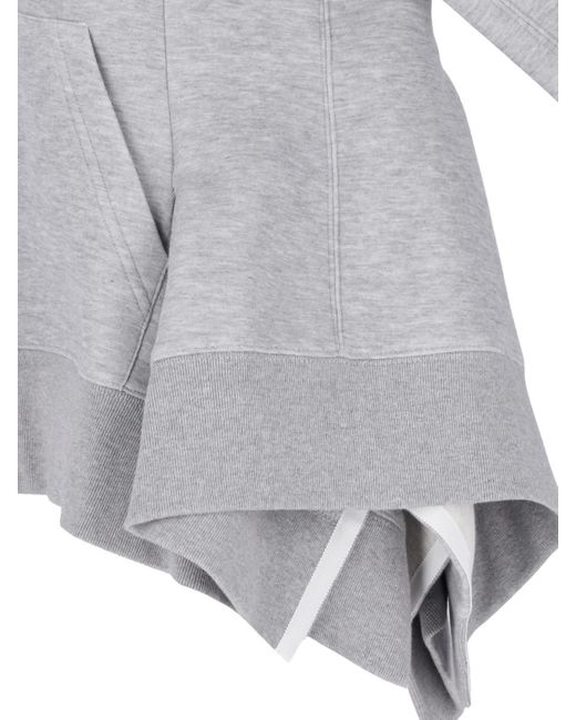 Sacai Gray Sweaters