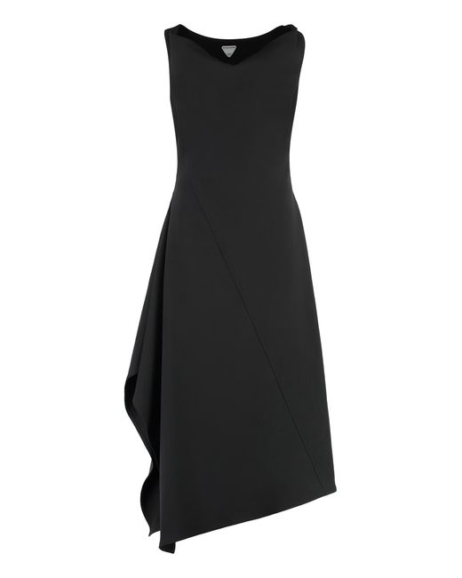 Bottega Veneta Black Cotton Dress