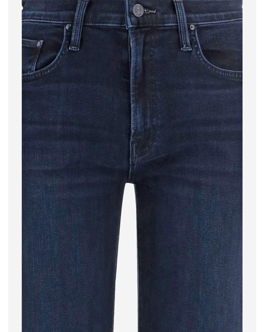 Mother Blue Jeans Stretch Cotton-Blend