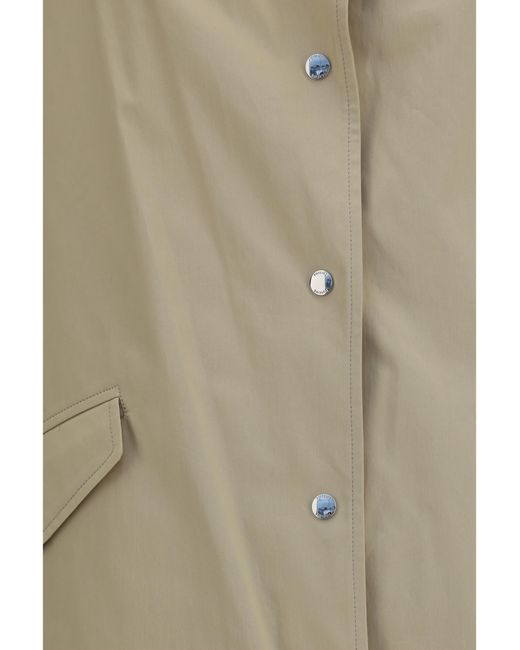 Totême Natural Trench Coat Cotton & Raincoats