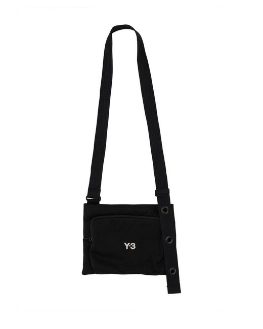 Y-3 Black Bag With Shoulder Strap for men