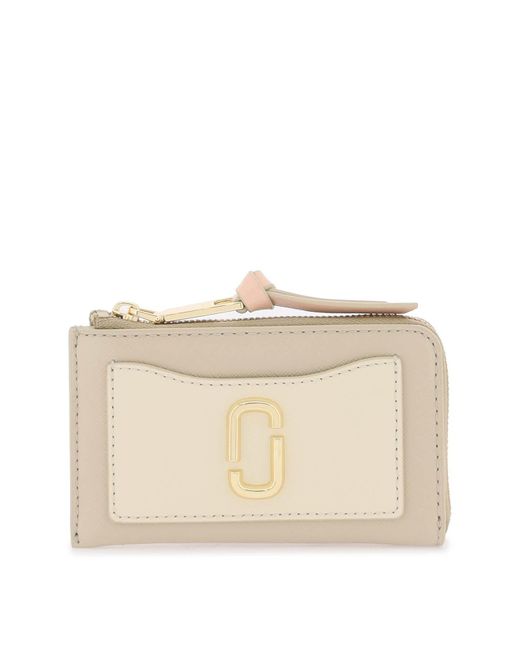 Marc Jacobs Natural The Utility Snapshot Top Zip Multi Wallet