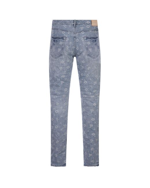 Purple Brand P005 Monogram Jeans in Blue for Men | Lyst