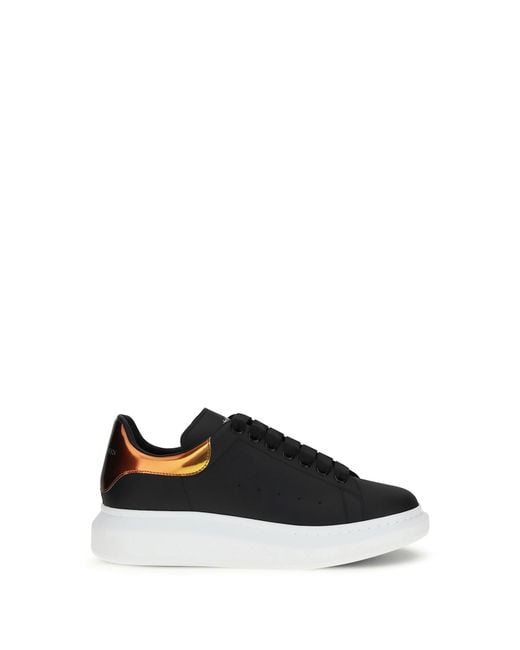 Alexander McQueen Black Leather Sneakers for men