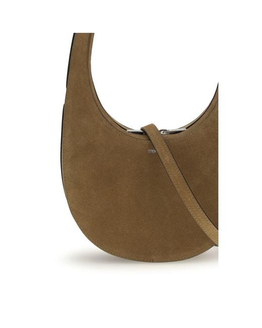 Coperni Brown Calf Leather Bos Taurus Shoulder Bag