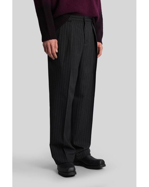 Paura Black Noge Pants for men